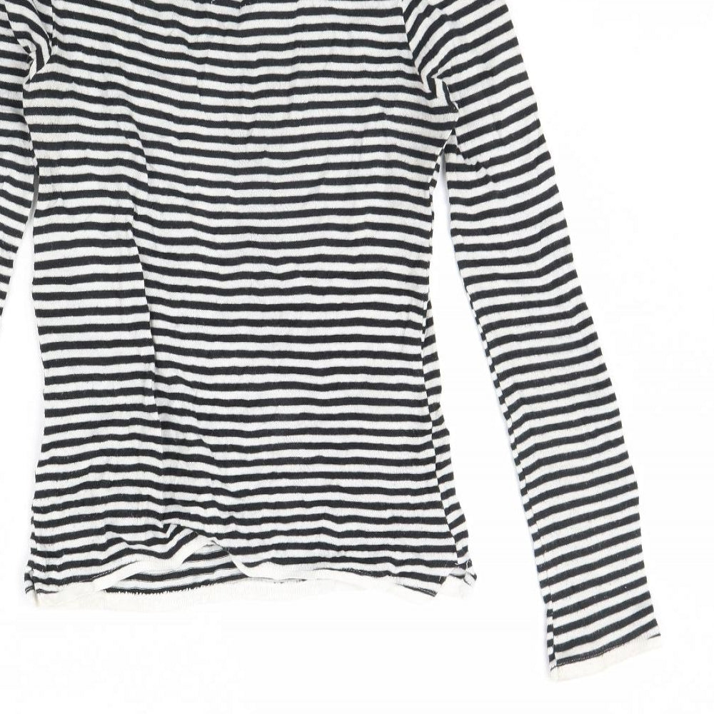 Womens UK Size M Bershka Blue Pullover Jumper