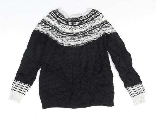 NEXT Womens Black Pullover Jumper Size 6