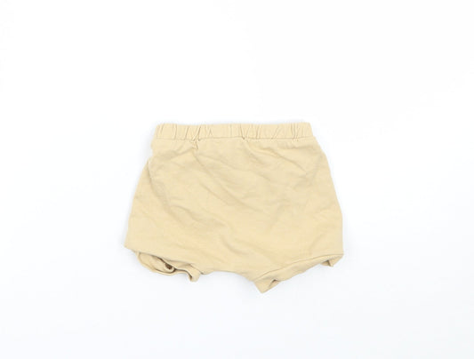 TU Girls Yellow Cropped Trousers Size 3-6 Months