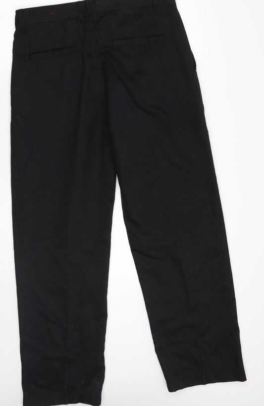 Womens UK Size 32 Slazenger Regular Fit Black Trousers