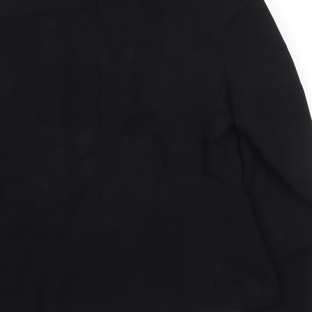 Brand and care label for Principles women’s black jacket blazer, size UK 10