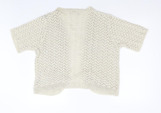 Autonomy Womens Beige Shrug Jumper Size XL