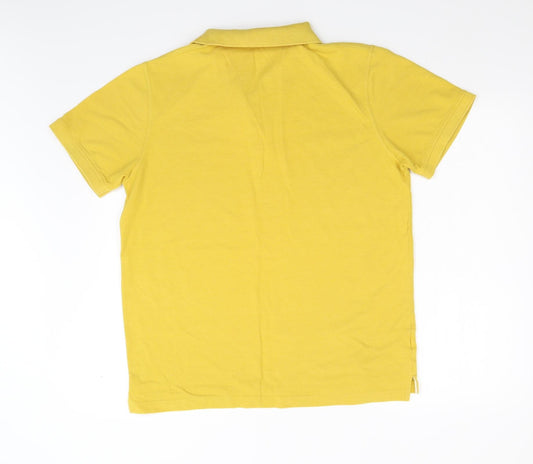 Easy Mens Yellow Polo Size L