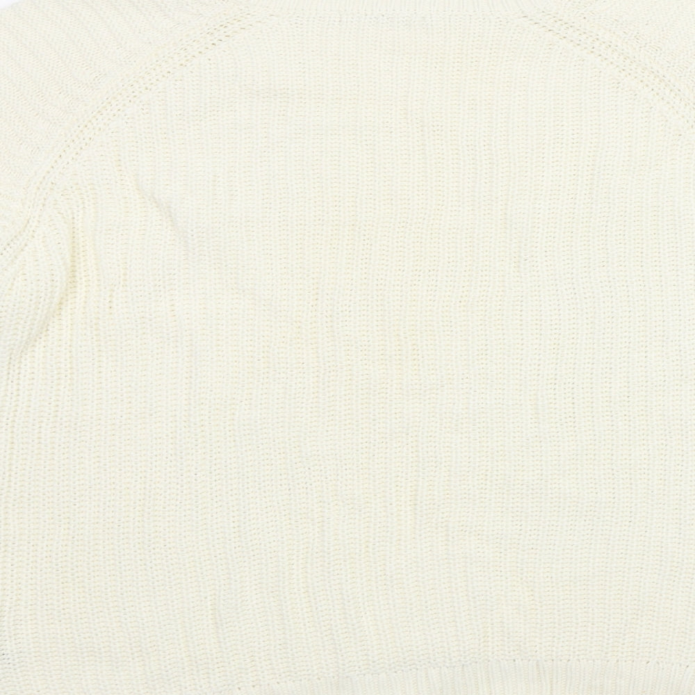 TU Womens Ivory Pullover Jumper Size 12