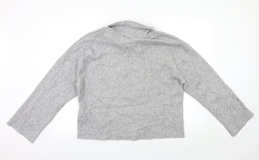Womens UK Size L Zara Grey Pullover Jumper