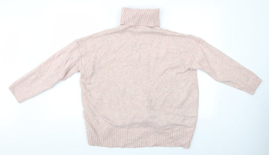 Womens UK Size M New Look Pink Pullover Jumper