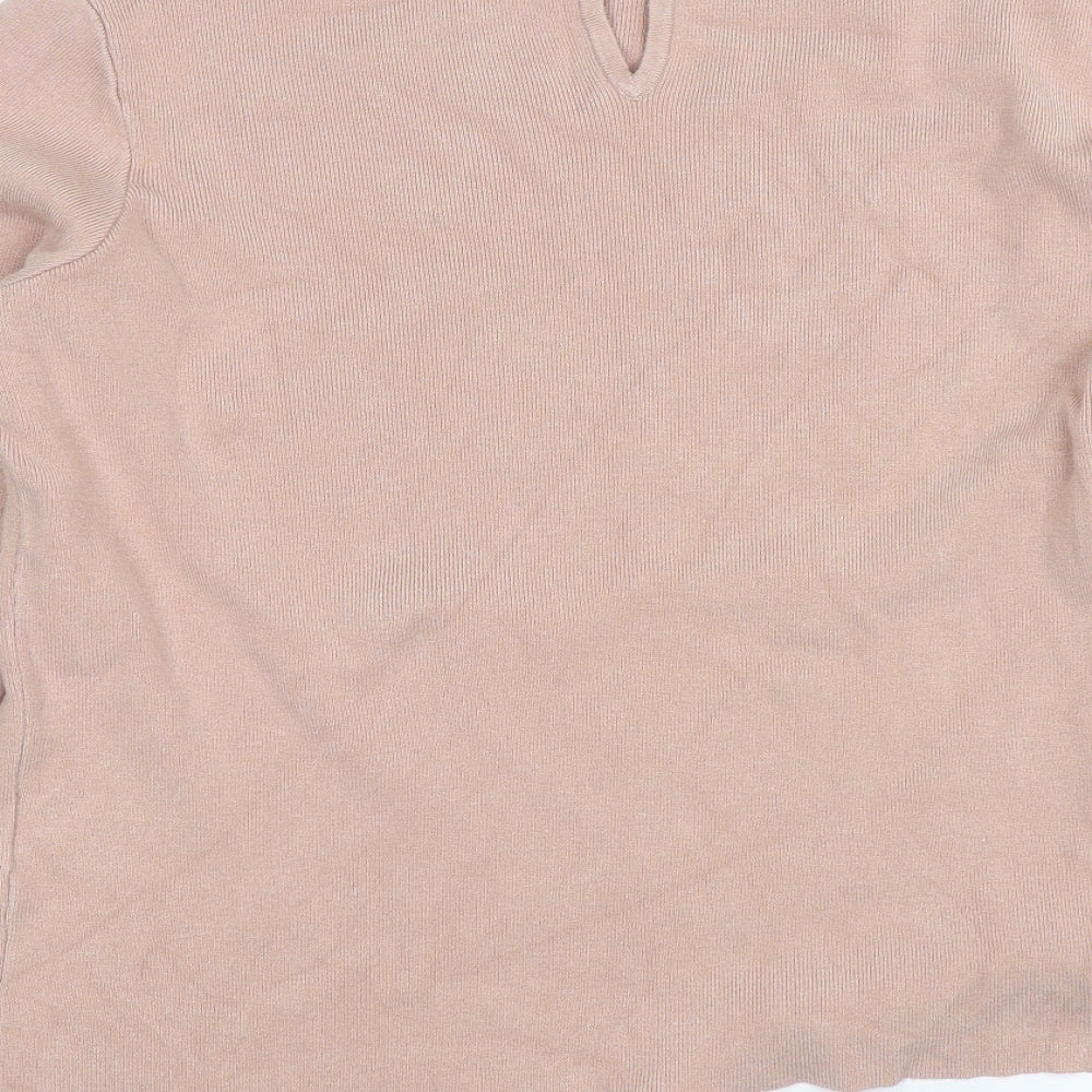 Womens UK Size 16 Warehouse Pink Pullover Jumper