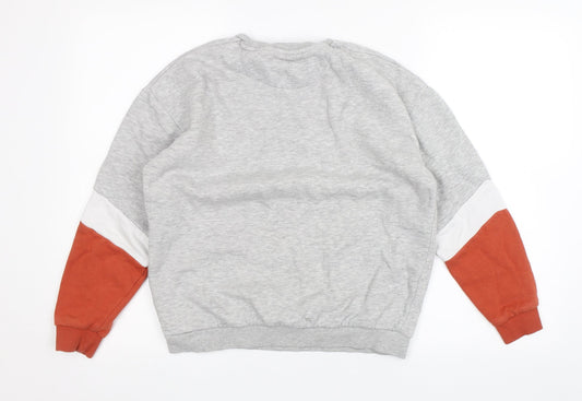 M&S Girls Grey Pullover Jumper Size 11-12 Years