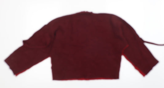 Autograph Womens Red Pullover Jumper Size 8