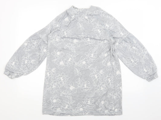 Womens UK Size 12 M&S Grey Pullover Jumper