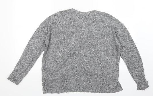 Primark Womens Grey Pullover Jumper Size S