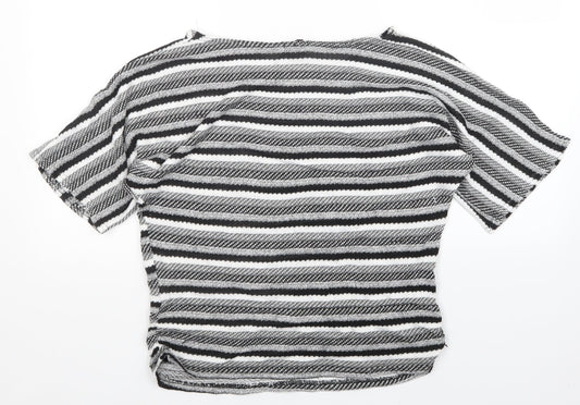 Apricot Womens Multicoloured Striped Pullover Jumper Size 14