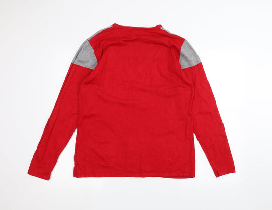 Dixie Womens Red Pullover Jumper Size XL