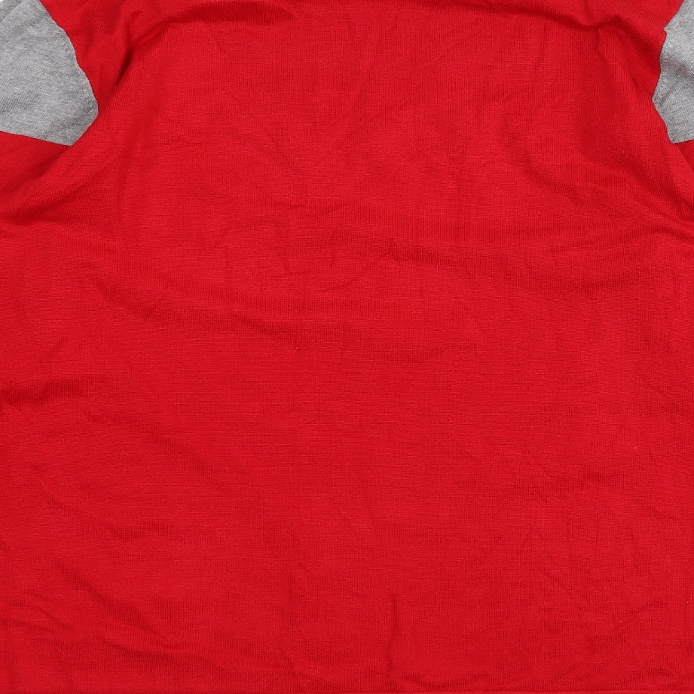 Dixie Womens Red Pullover Jumper Size XL