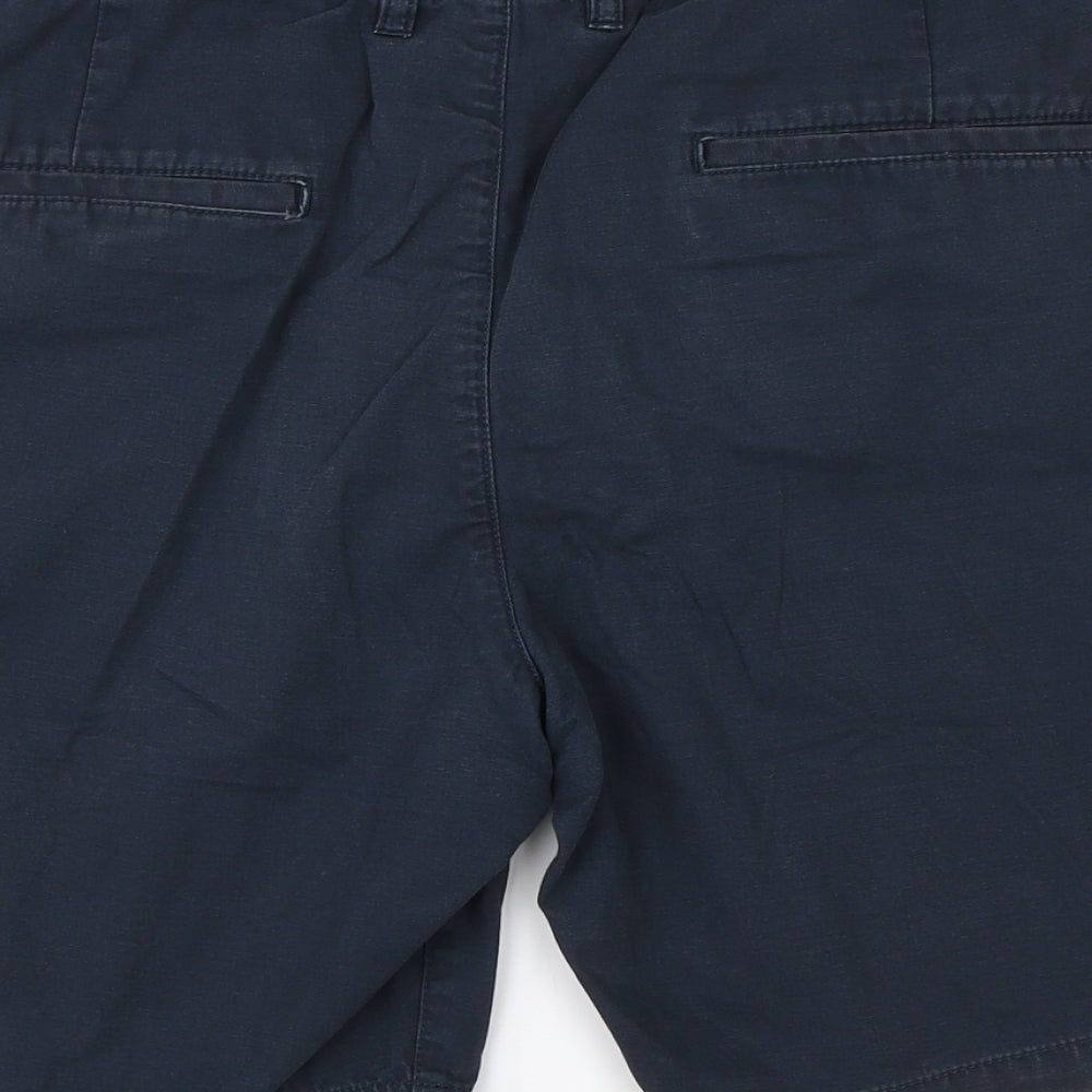 H&M Womens Blue Cargo Shorts Size 8