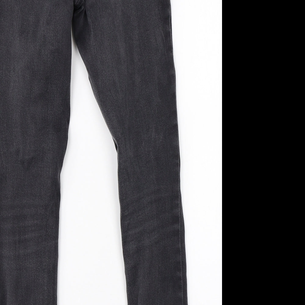 TU Womens Black  Denim Skinny Jeans Size 8 L26 in