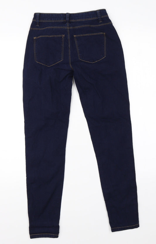 Denim Co Womens Blue Denim Jegging Jeans Size 4 L25 in