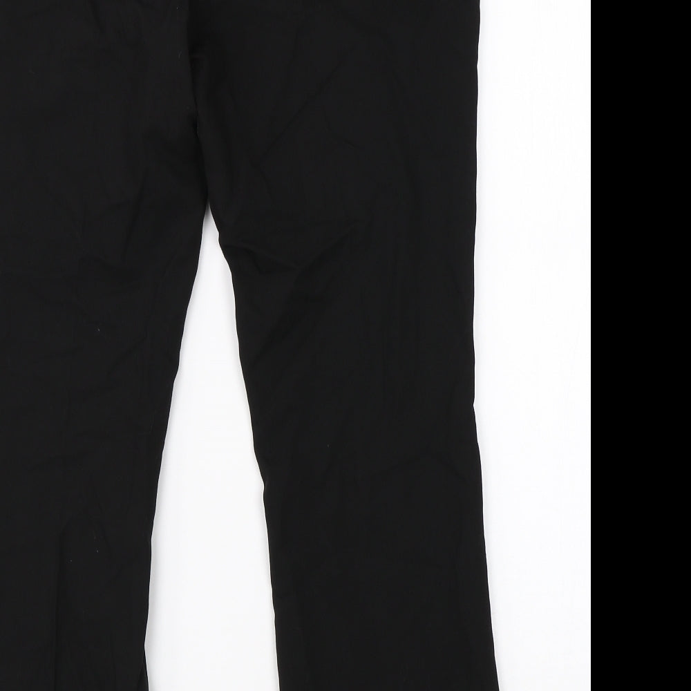 Womens UK Size 12 Dorothy Perkins Regular Fit Dress Pants Black Trousers