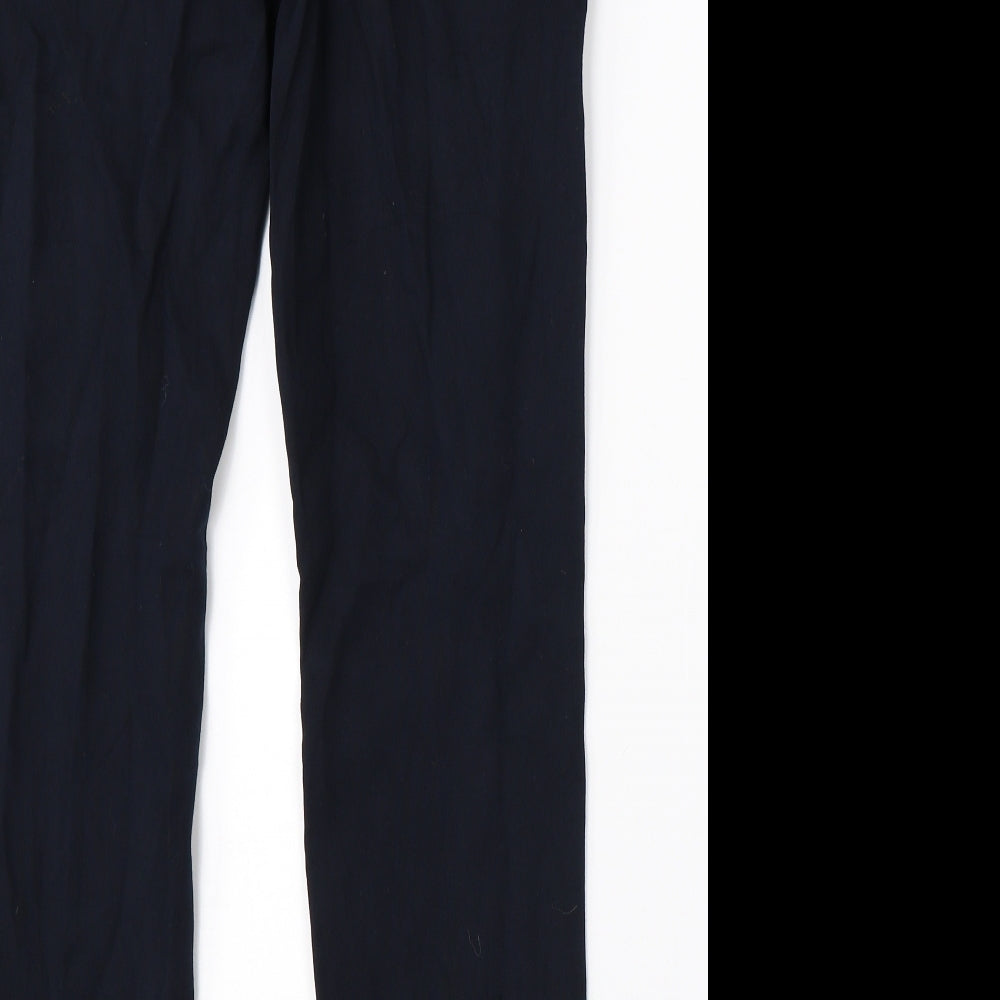 Womens UK Size 8 NEXT Regular Fit Dress Pants Black Trousers