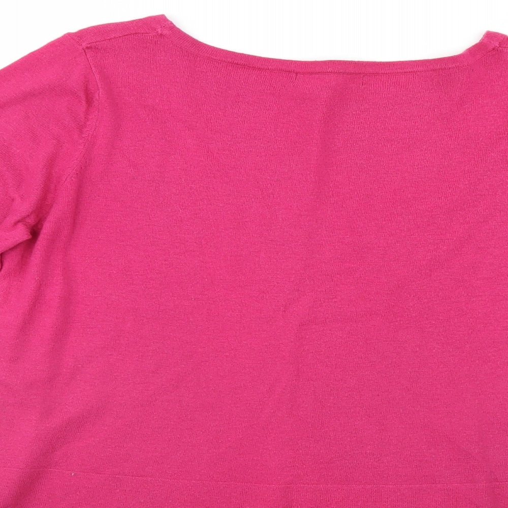 Womens UK Size 14 M&S Purple Pullover Jumper