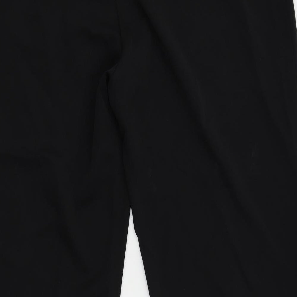 Womens UK Size 20 South Regular Fit Black Trousers