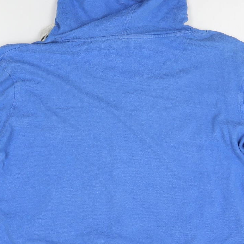 F&F Mens Blue Pullover Hoodie Size M