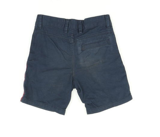 Threadboys Girls Blue Striped Shorts Size 5-6 Years