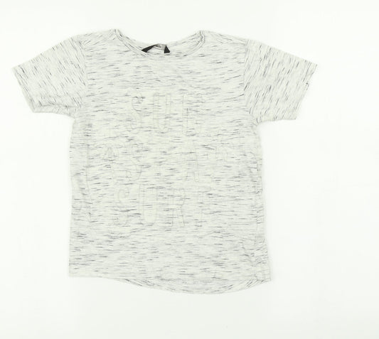 George Boys Grey Basic T-Shirt Size 5-6 Years