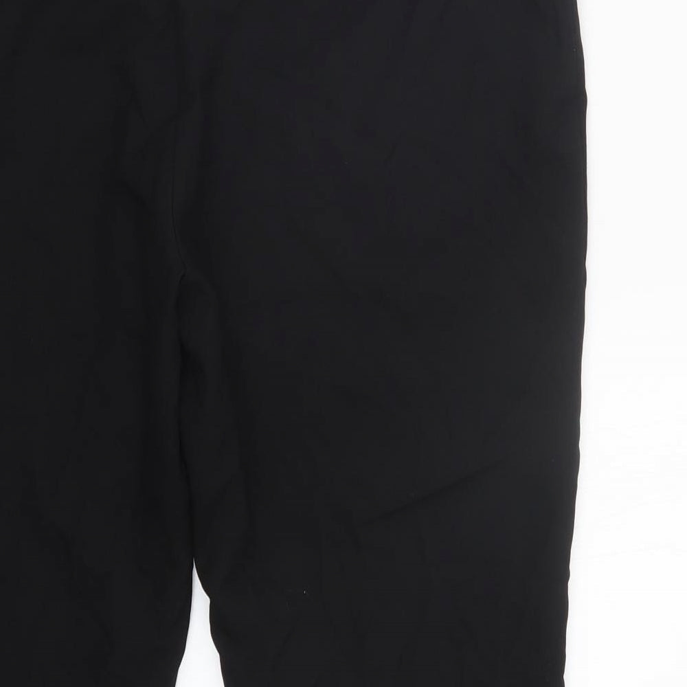 Womens UK Size 14 F&F Regular Fit Black Trousers