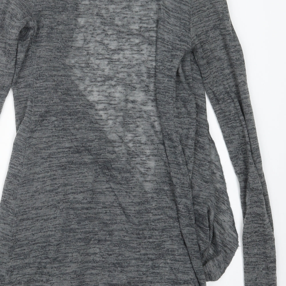 Womens UK Size 8 Miso Grey Cardigan Jumper