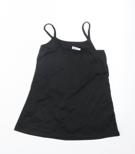 NEXT Girls Black Basic T-Shirt Size 3 Years