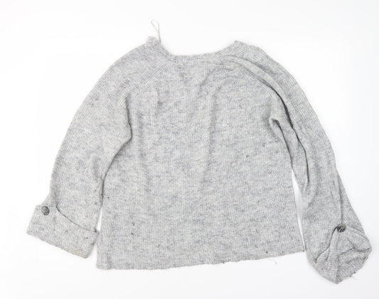 Womens UK Size M NEXT Grey Pullover Jumper