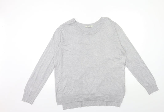 Womens UK Size 20 Peacocks Grey Pullover Jumper