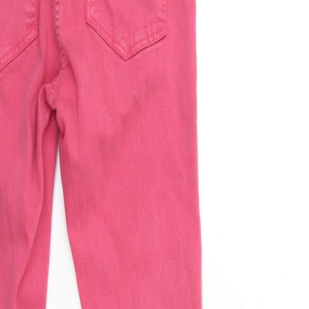 Preworn Womens Pink Denim Skinny Jeans Size 23 in L30 in