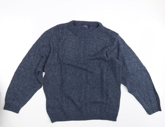 Acorn Mens Blue Pullover Jumper Size XL