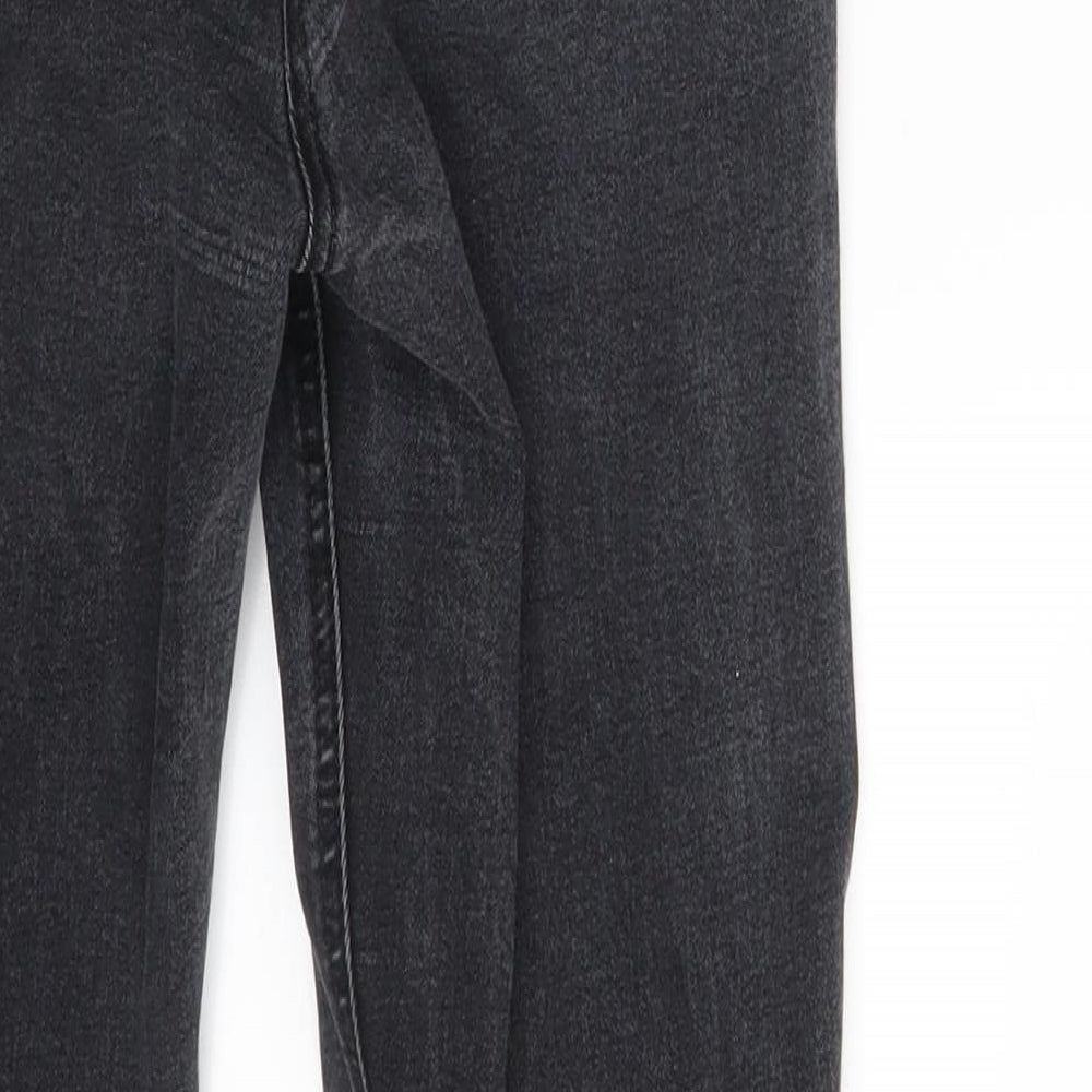 Authentic Denim Womens Grey  Denim Skinny Jeans Size 12 L25 in