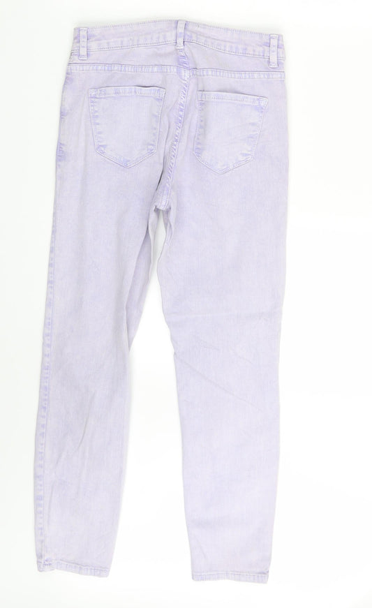 New Look Womens Blue Denim Skinny Jeans Size 10 L26 in