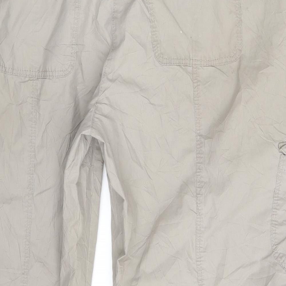 Mens UK Size 38 in Gary Weber Regular Fit Sweatpants Beige Trousers