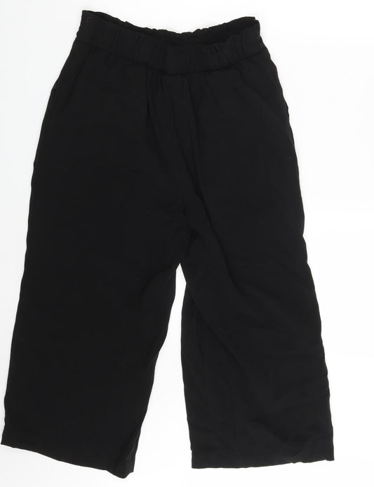 New Look Womens Black Cut-Off Shorts Size 10