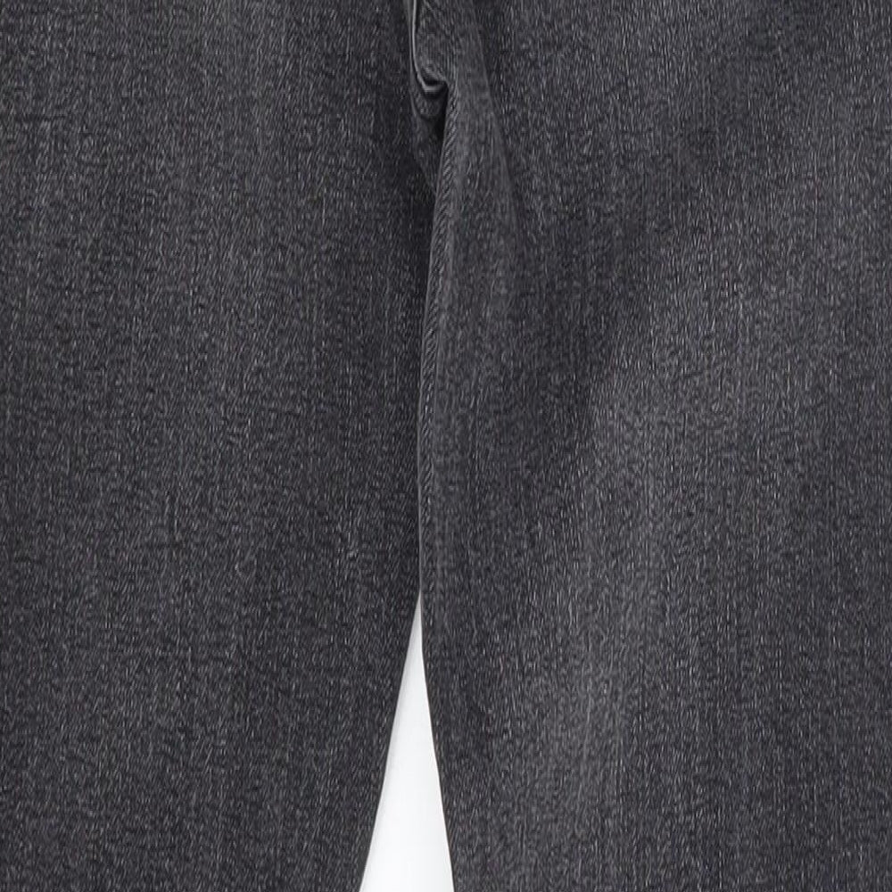 Topshop Womens Black Denim Skinny Jeans Size 28 in L30 in