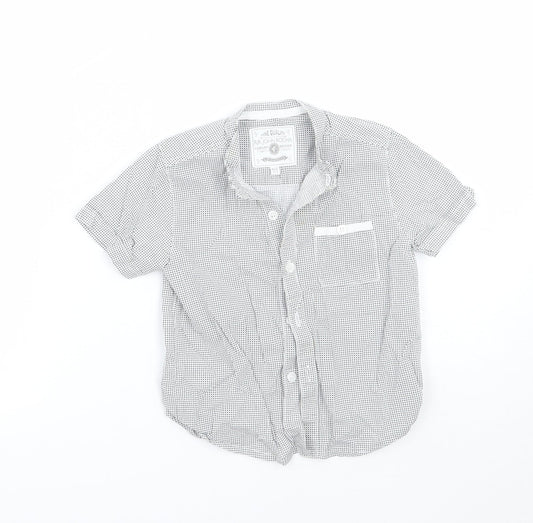 RJR.John Rocha Boys White Geometric Basic Button-Up Size 2-3 Years