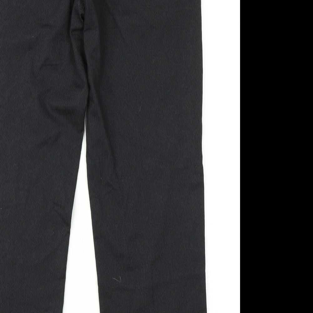 Burton Mens Blue Striped Dress Pants Trousers Size 32 in L26 in