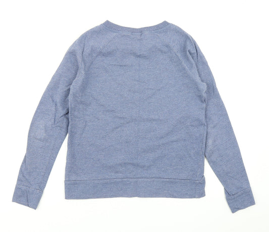 H&M Womens Blue Pullover Sweatshirt Size XS