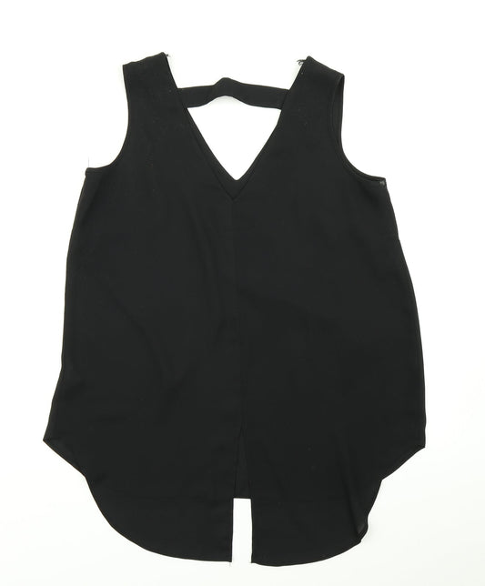 F&F Womens Black Basic Blouse Size 10