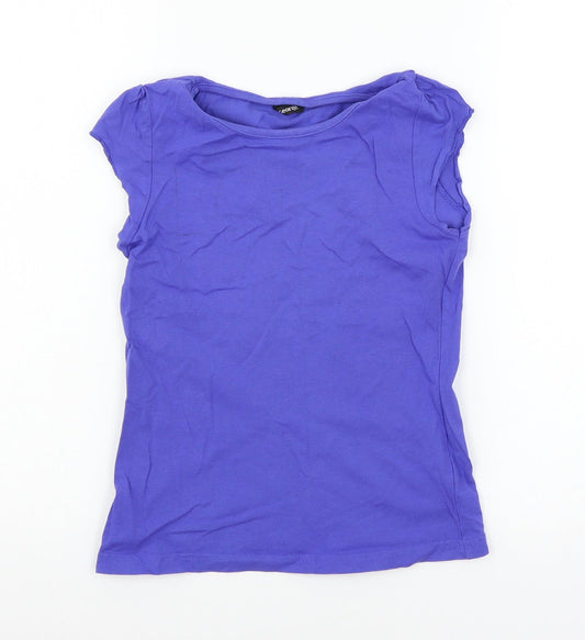 George Boys Blue Jersey Basic T-Shirt Size 10-11 Years