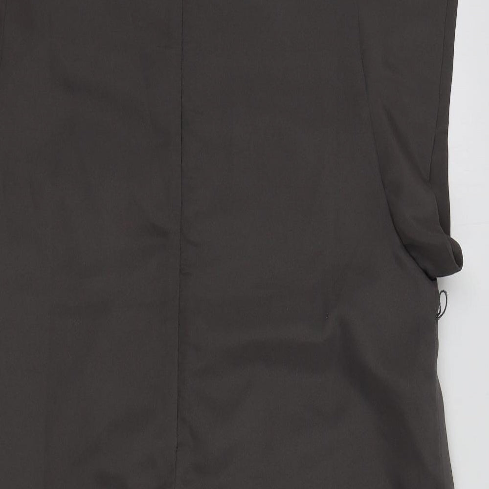 FOREVER 21 Womens Grey Colourblock A-Line Size L