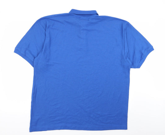bruntwood Mens Blue Polo Size 2XL