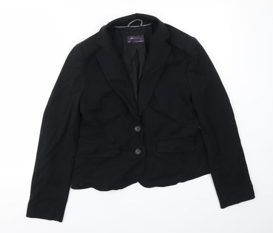 Womens UK Size 10 M&S Regular Black Blazer