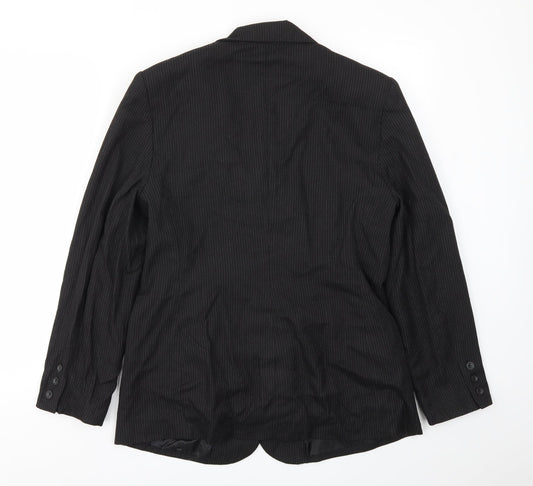 Karen Scott Womens Black Jacket Blazer Size 12