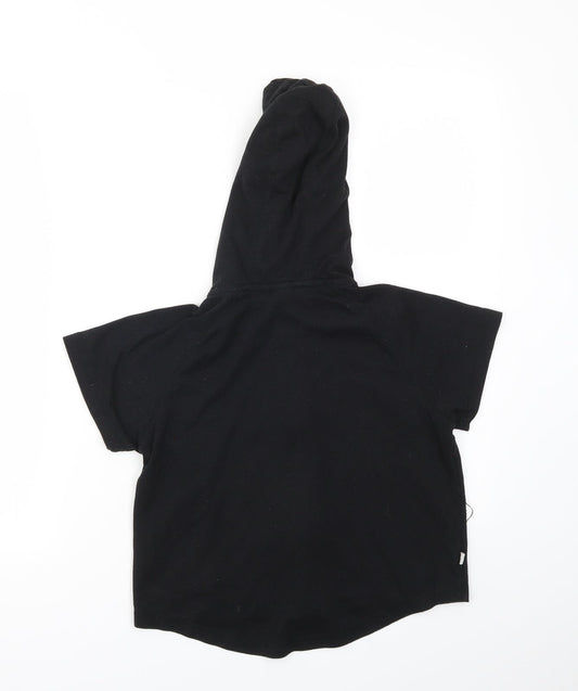 LA Gear Womens Black Full Zip Jumper Size 8